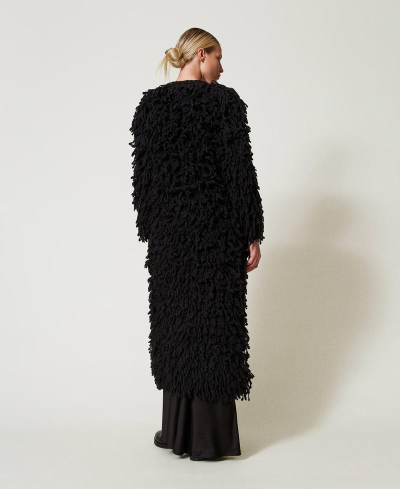 Scee by twin set Cappotto 'Elizabeth' in maglia bouclé Vendita