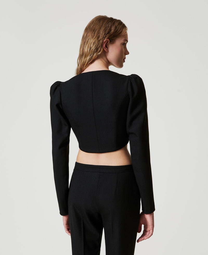 Scee by twin set Top bustier con ricamo Spedizione Gratuita