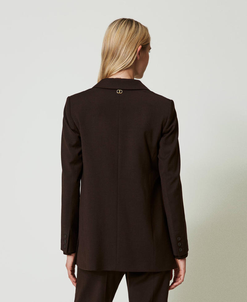 Scee by twin set Giacca blazer in lana stretch Shopping Online