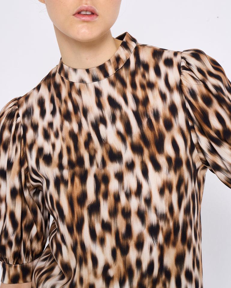 ﻿Silvian Heach Blusa leopardata Nuovo