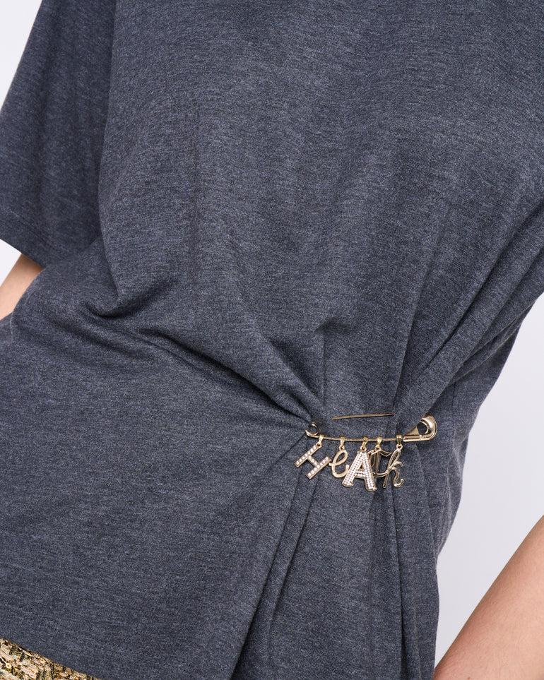 Silvian Heach T-shirt con spilla Vendita