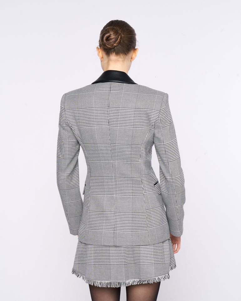 Silvian Heach Blazer avvitato a quadri Promozione Limitata