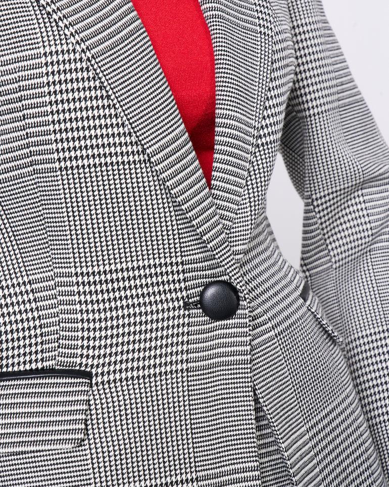 Silvian Heach Blazer avvitato a quadri Promozione Limitata