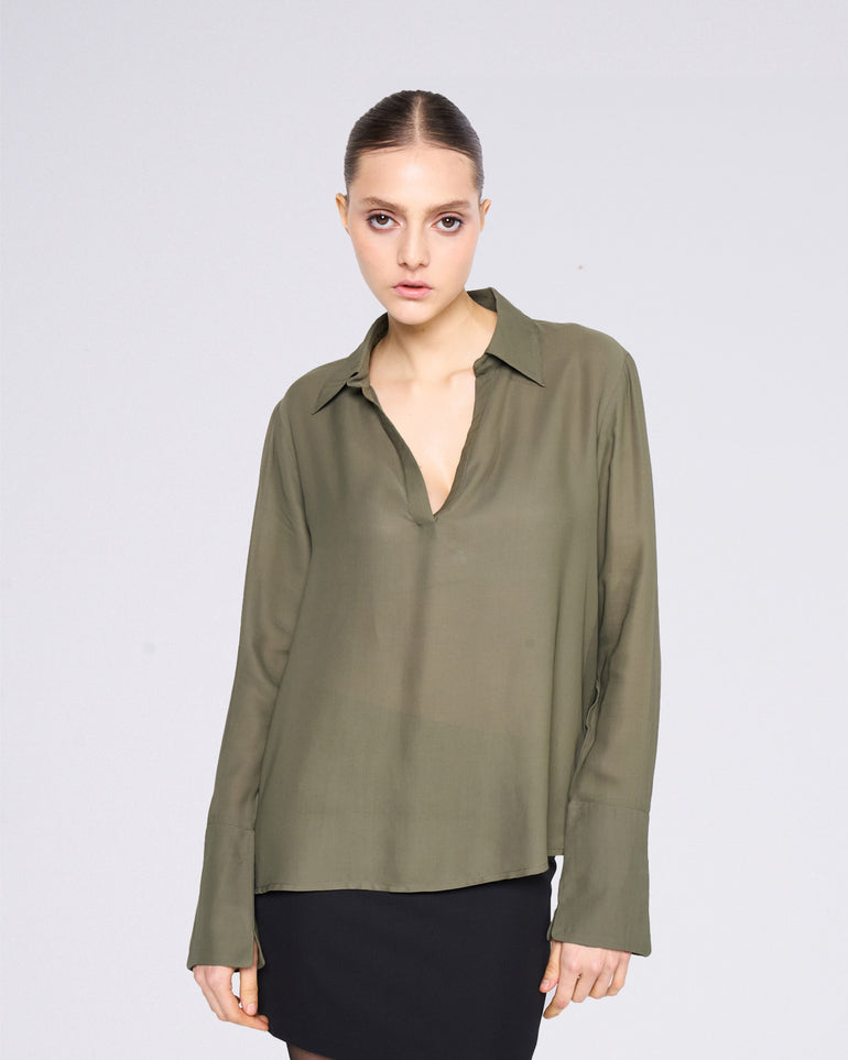Silvian Heach Blusa con maniche a campana Qualità