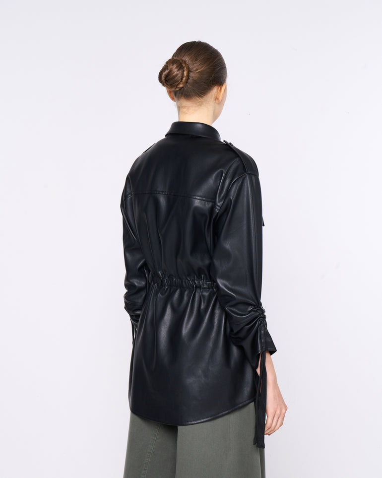 Silvian Heach Camicia in eco pelle Pezzi Unici