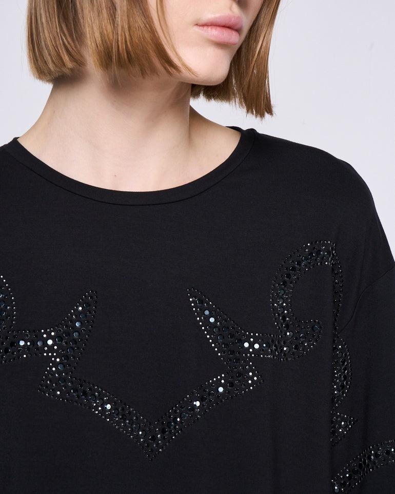 Silvian Heach T-shirt con strass Hotsell