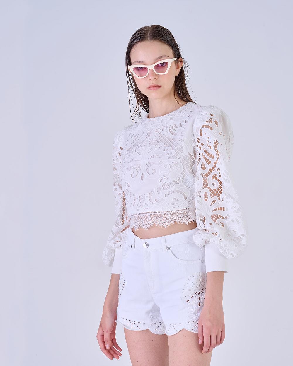 Silvian Heach Blusa ricamata Nuova