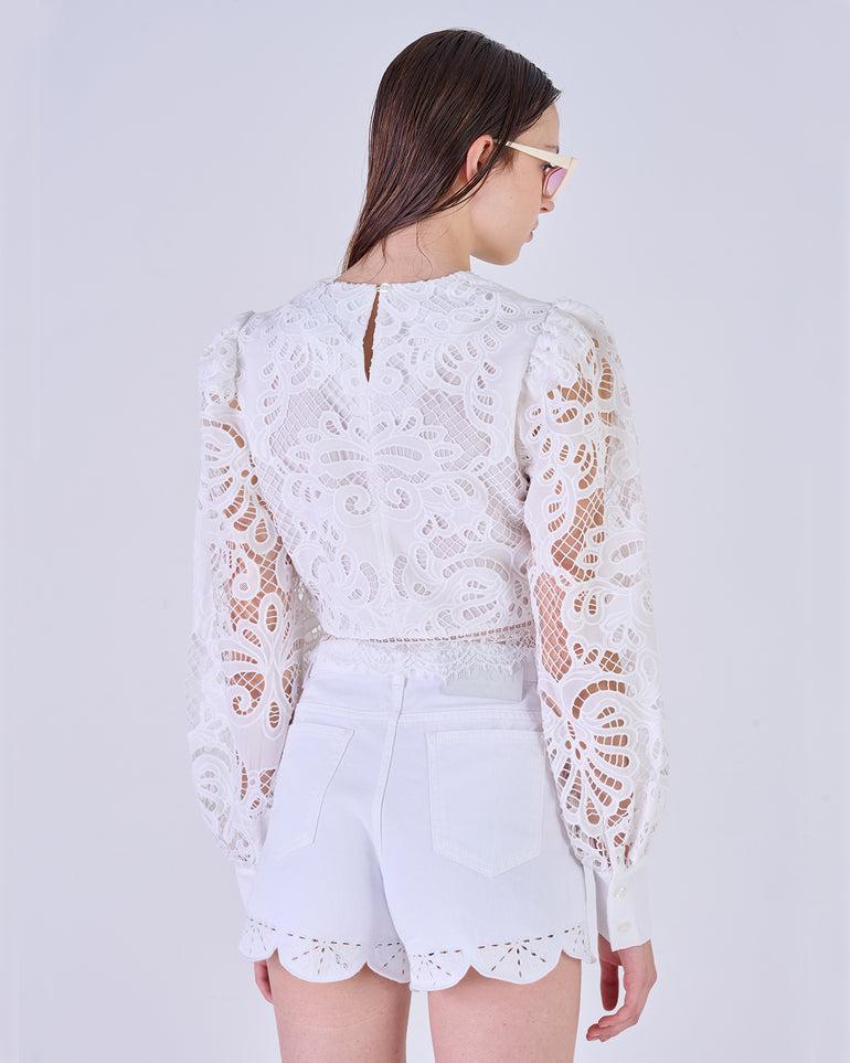 Silvian Heach Blusa ricamata Nuova