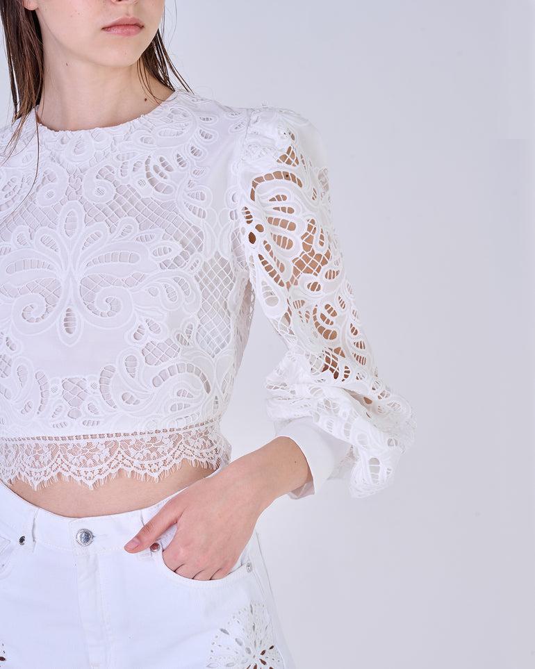 Silvian Heach Blusa ricamata Nuova