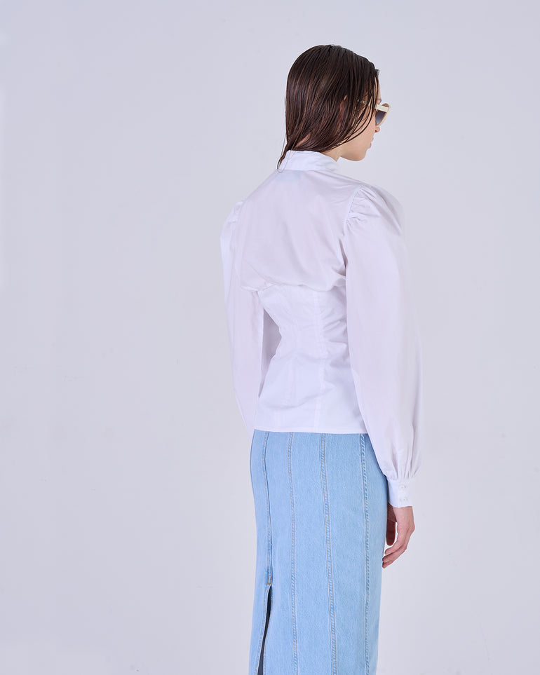 Silvian Heach Camicia con maniche a palloncino Promozione