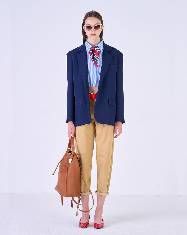 Silvian Heach Camicia smanicata a righe Qualità Garantita
