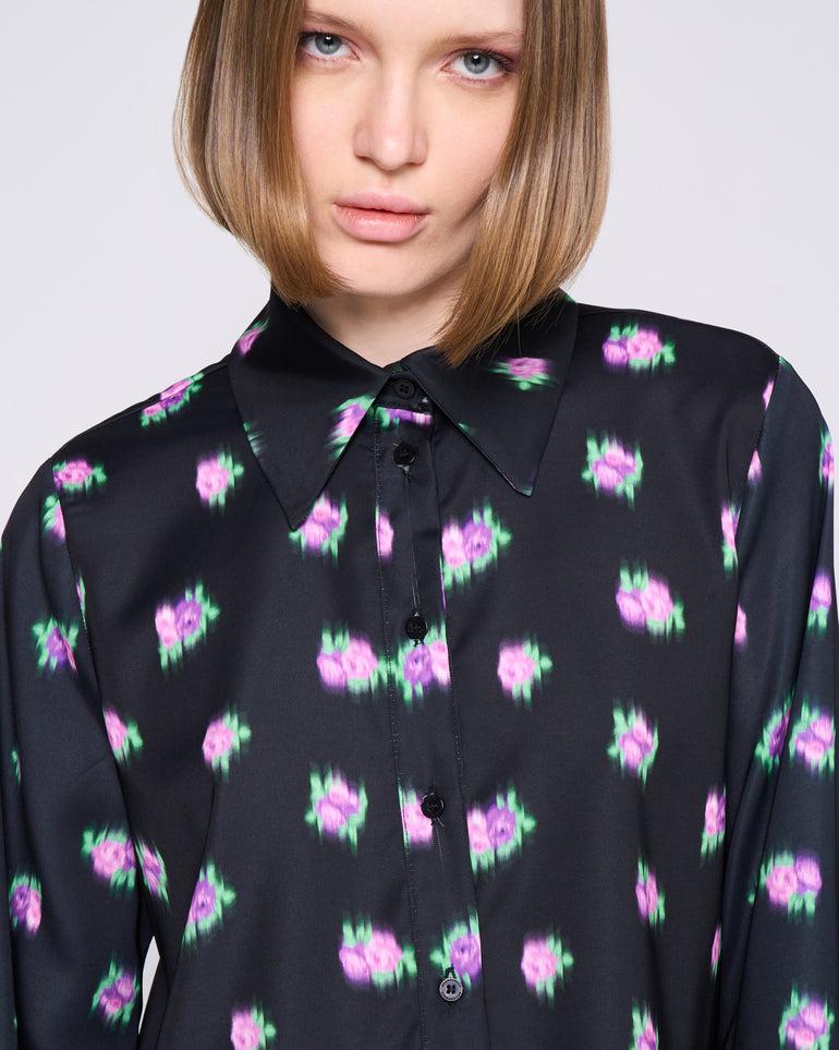 Silvian Heach Camicia crop a fantasia Economico