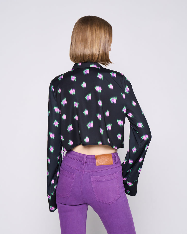 Silvian Heach Camicia crop a fantasia Economico