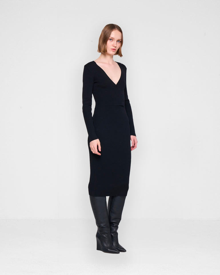 Silvian Heach Abito midi a coste Promozione