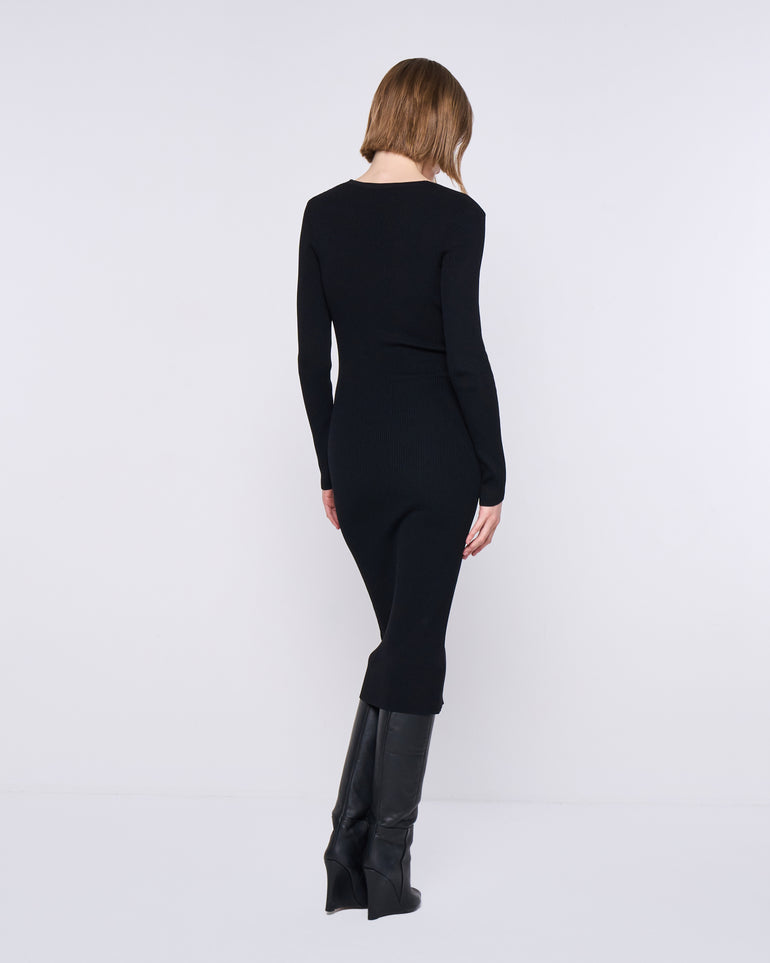 Silvian Heach Abito midi a coste Promozione