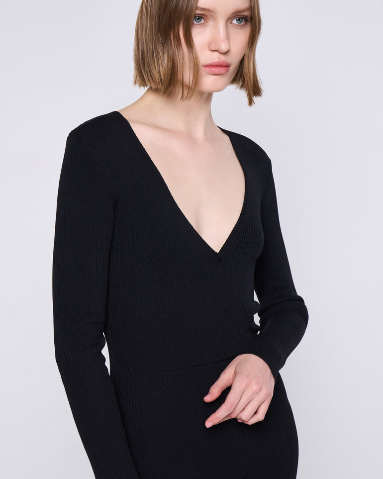 Silvian Heach Abito midi a coste Promozione