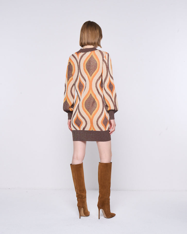Silvian Heach Abito a fantasia in lurex Shopping Online