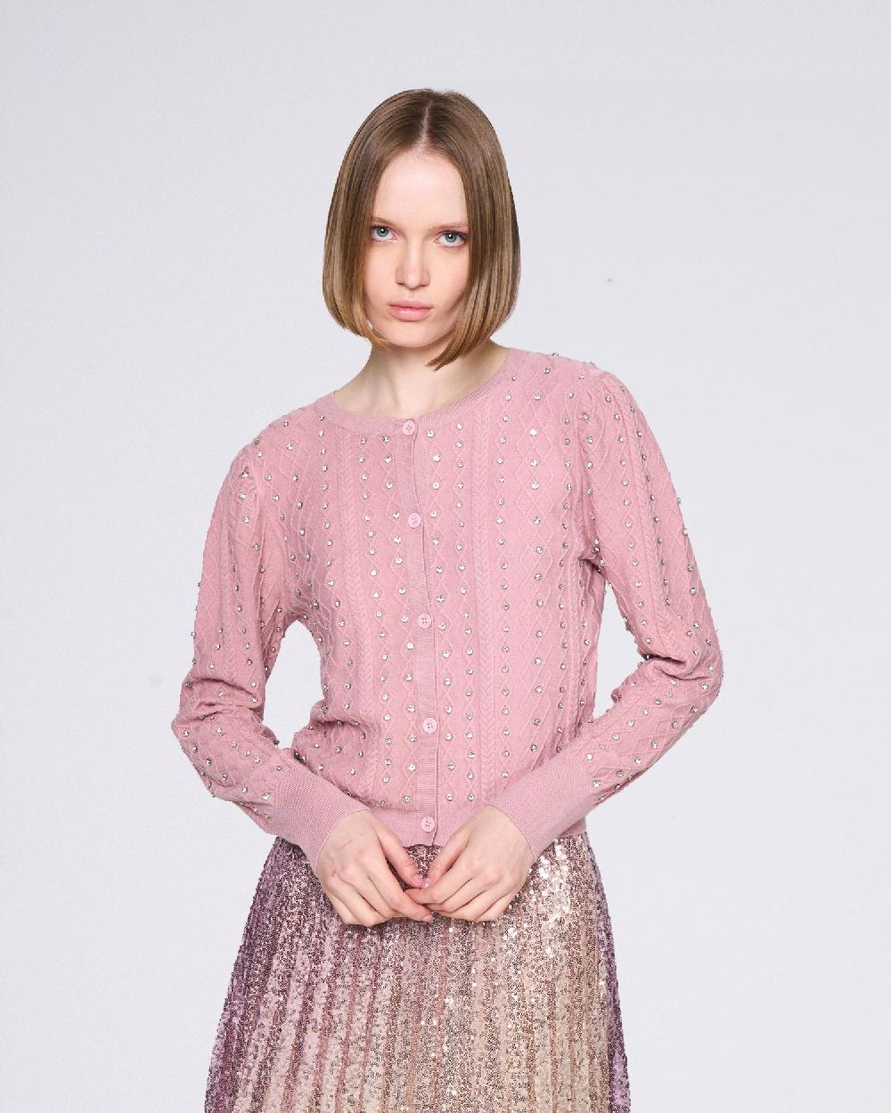Silvian Heach Cardigan con strass Sconto