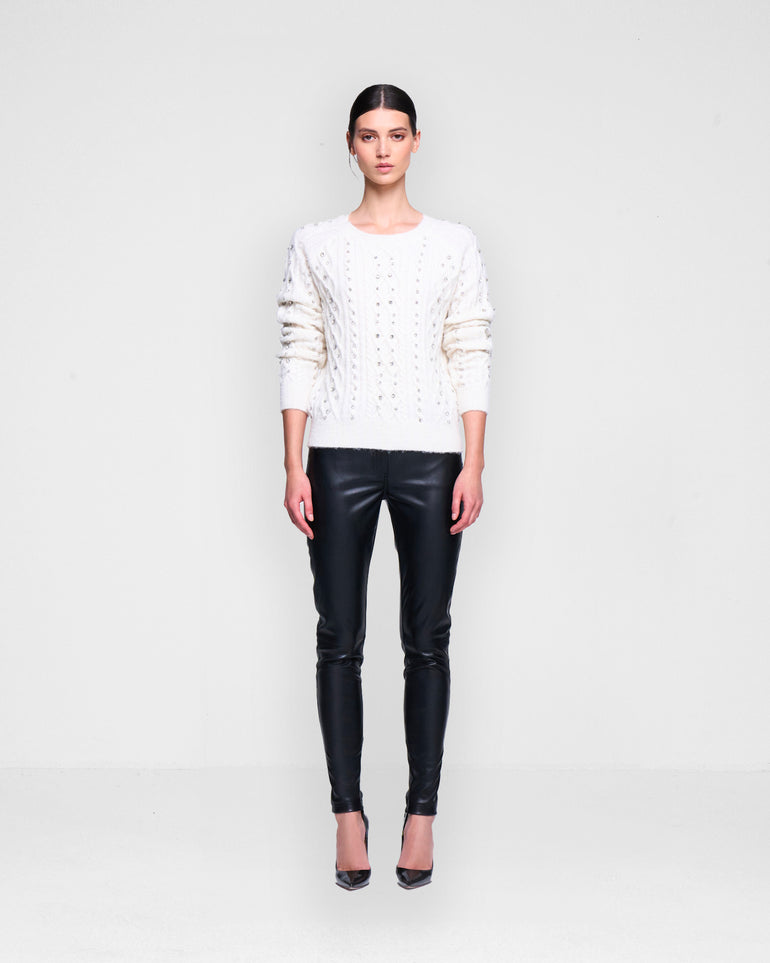 Silvian Heach Maglione con strass Offerte