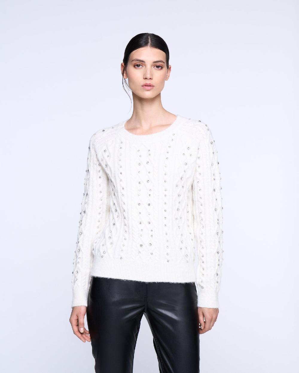Silvian Heach Maglione con strass Offerte