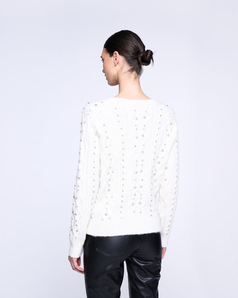 Silvian Heach Maglione con strass Offerte
