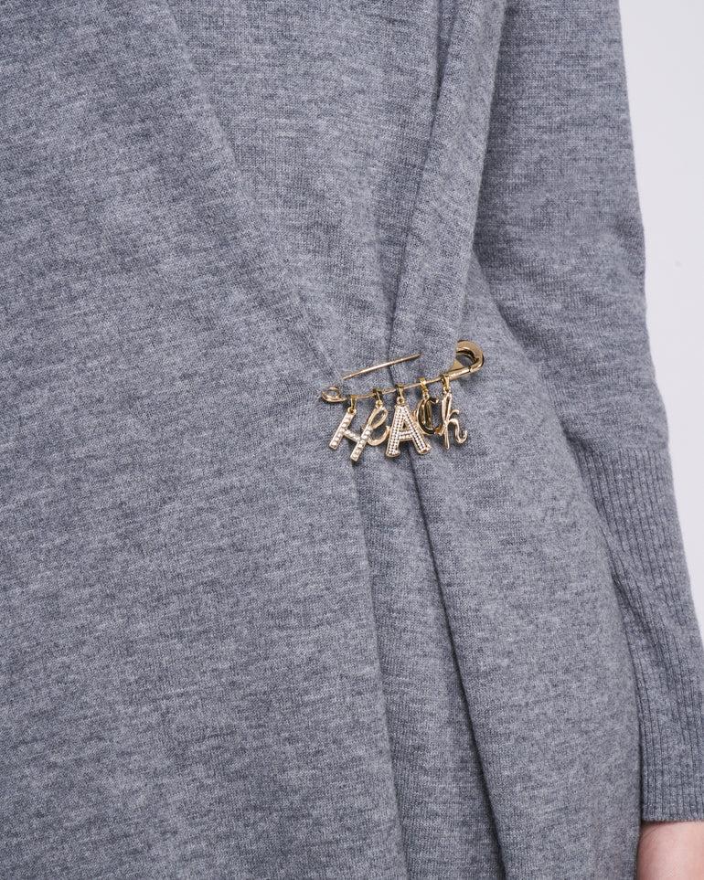 Silvian Heach Abito con spilla Italia