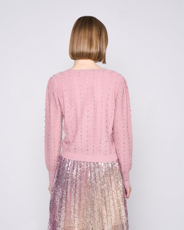 Silvian Heach Cardigan con strass Promozione Limitata