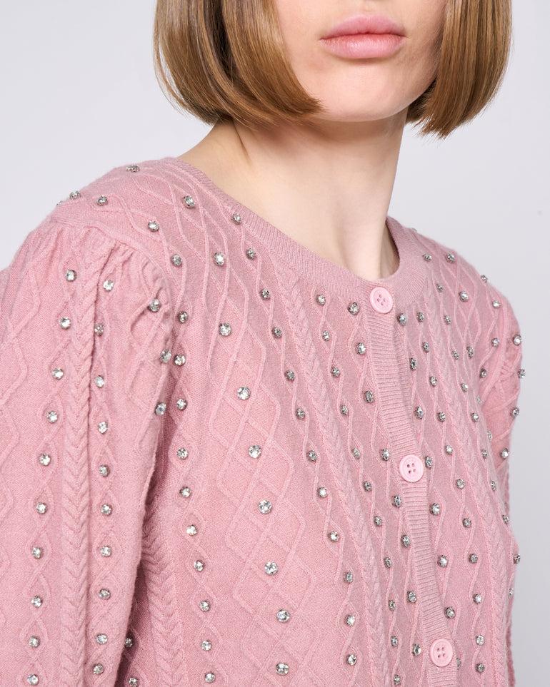 Silvian Heach Cardigan con strass Promozione Limitata