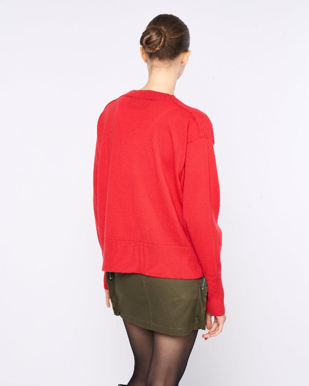 Silvian Heach Maglia con profondo scollo a V Italia