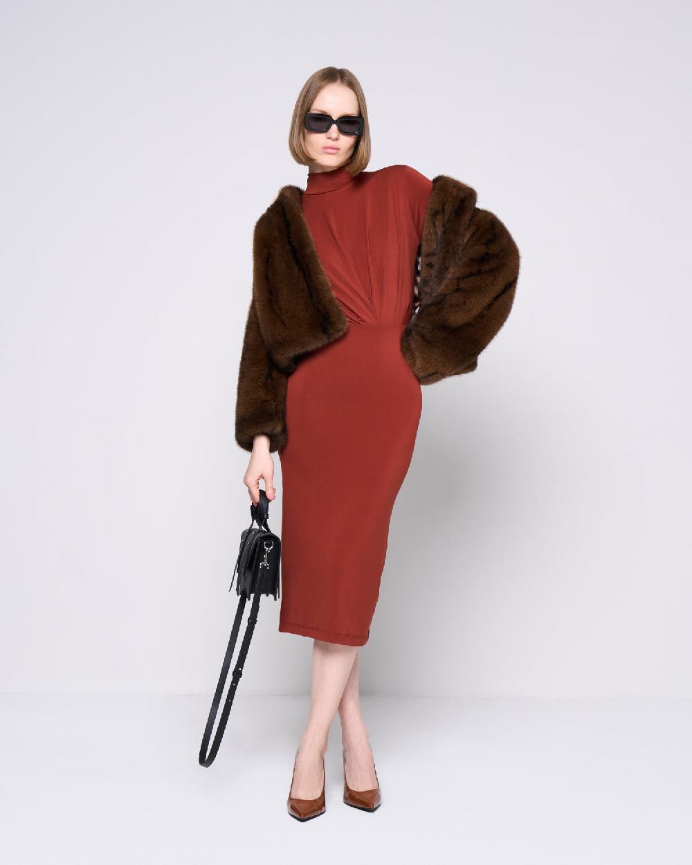 Silvian Heach Abito midi con drappeggio Promozione Limitata