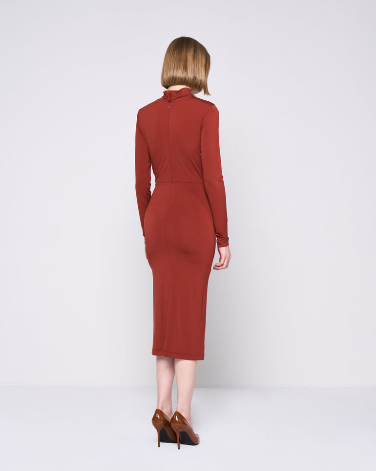 Silvian Heach Abito midi con drappeggio Promozione Limitata