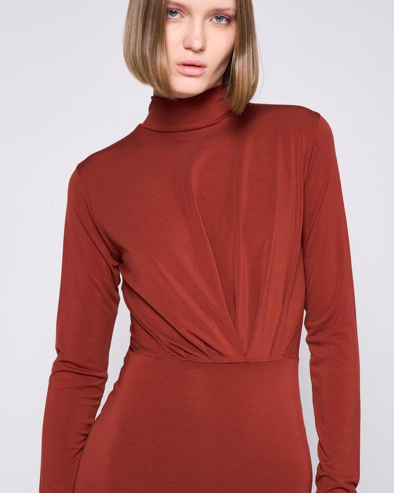 Silvian Heach Abito midi con drappeggio Promozione Limitata