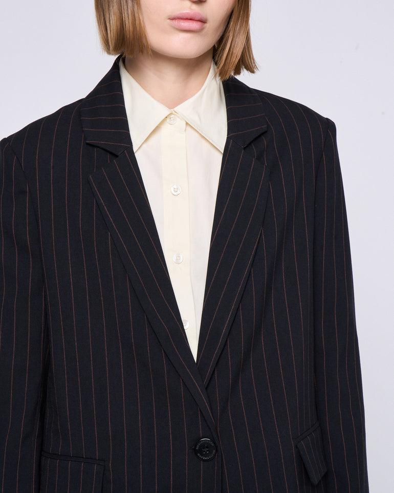 Silvian Heach Blazer monopetto gessato Outlet