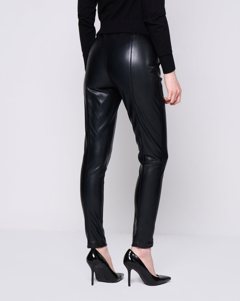 Silvian Heach Leggings in ecopelle In Saldo