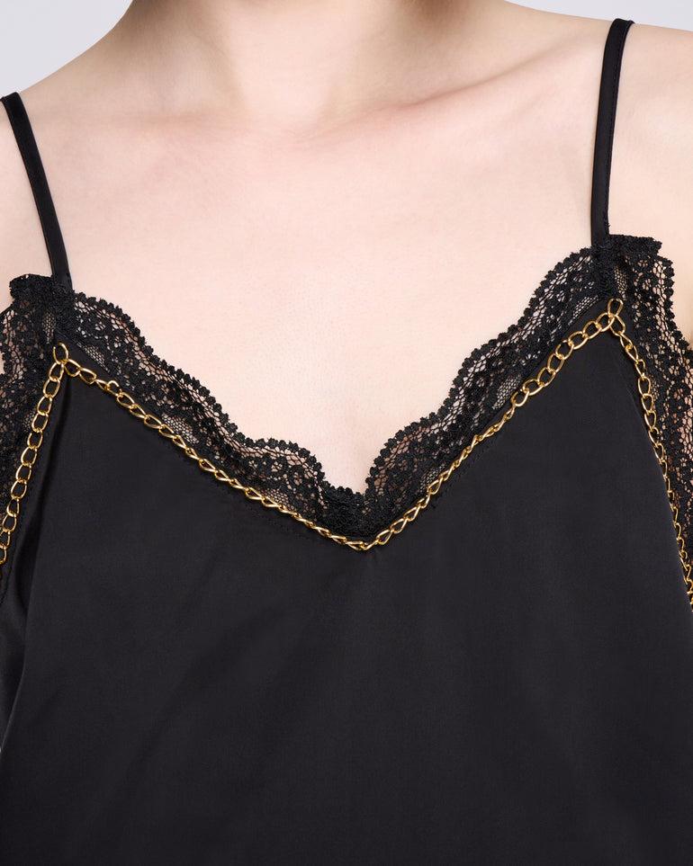 Silvian Heach Top con pizzo Italia