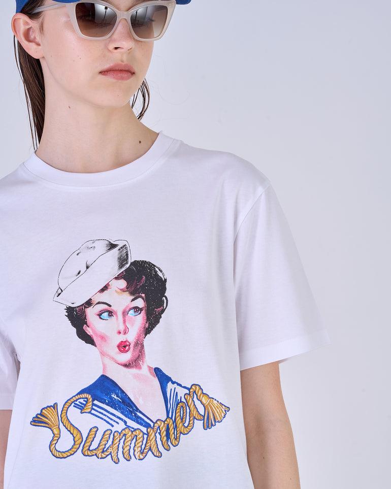 Silvian Heach T-shirt con stampa Sailor Fino Al -60%