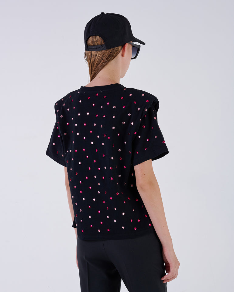 Silvian Heach T-shirt con borchie Outlet
