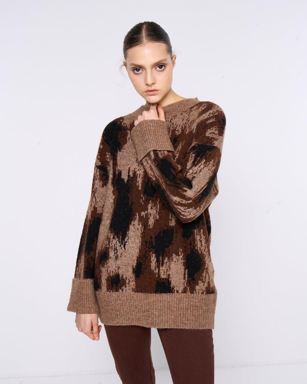 Silvian Heach Maglione oversize a fantasia Offerte