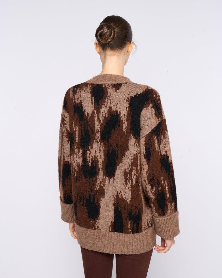 Silvian Heach Maglione oversize a fantasia Offerte