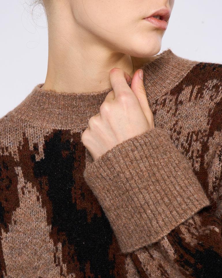 Silvian Heach Maglione oversize a fantasia Offerte