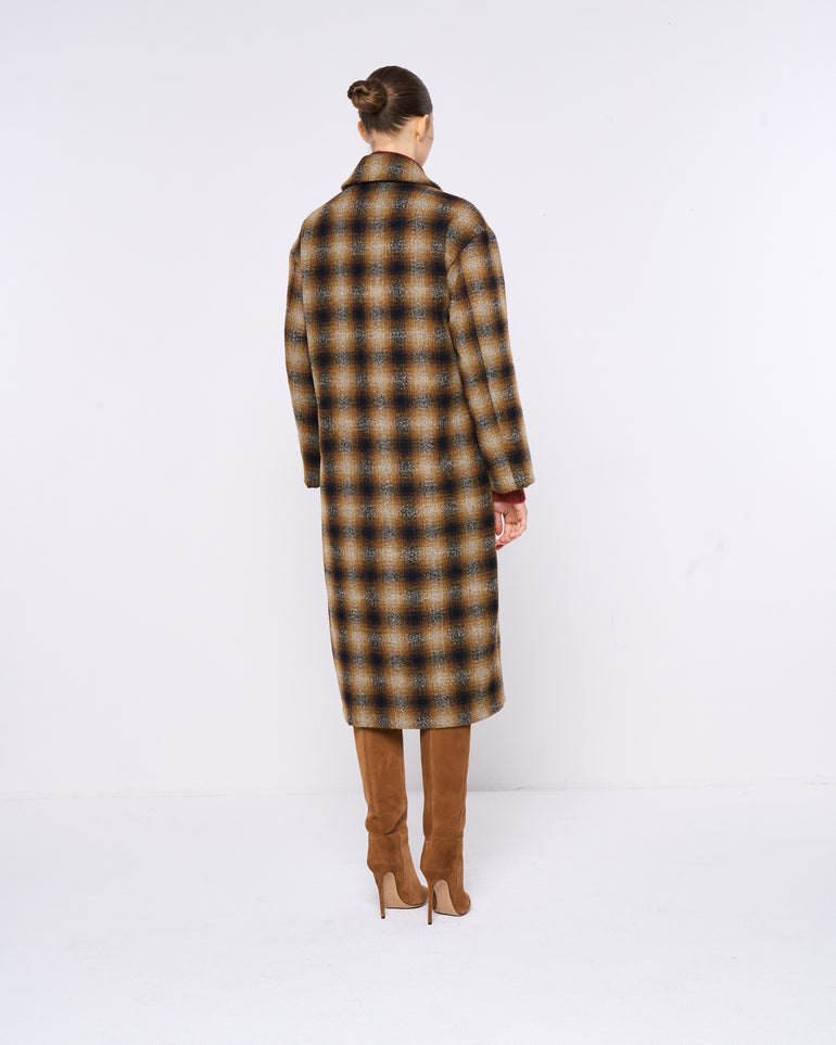 Silvian Heach Cappotto doppiopetto a quadri Vendite Flash