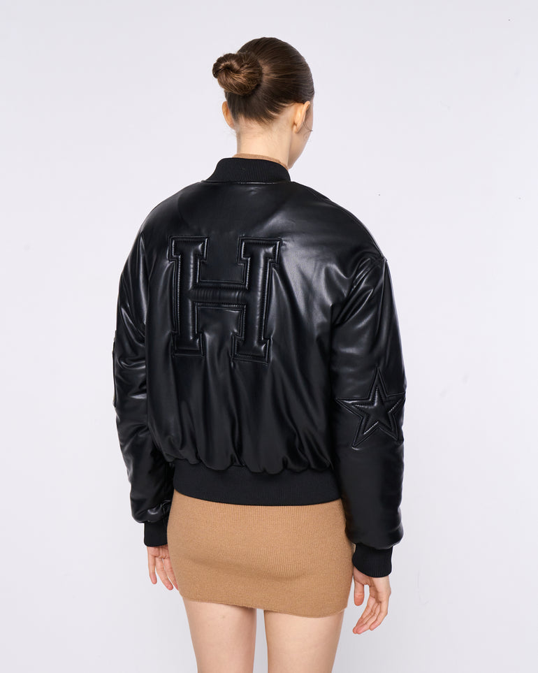 Silvian Heach Bomber in ecopelle Italy