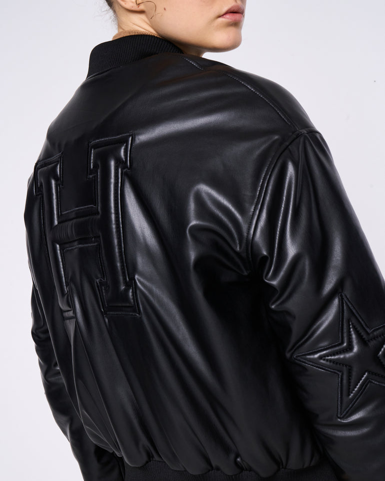Silvian Heach Bomber in ecopelle Italy