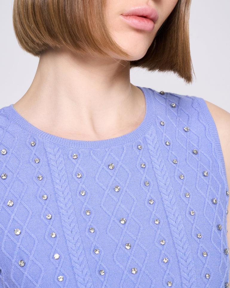 Silvian Heach Canotta con strass Negozio