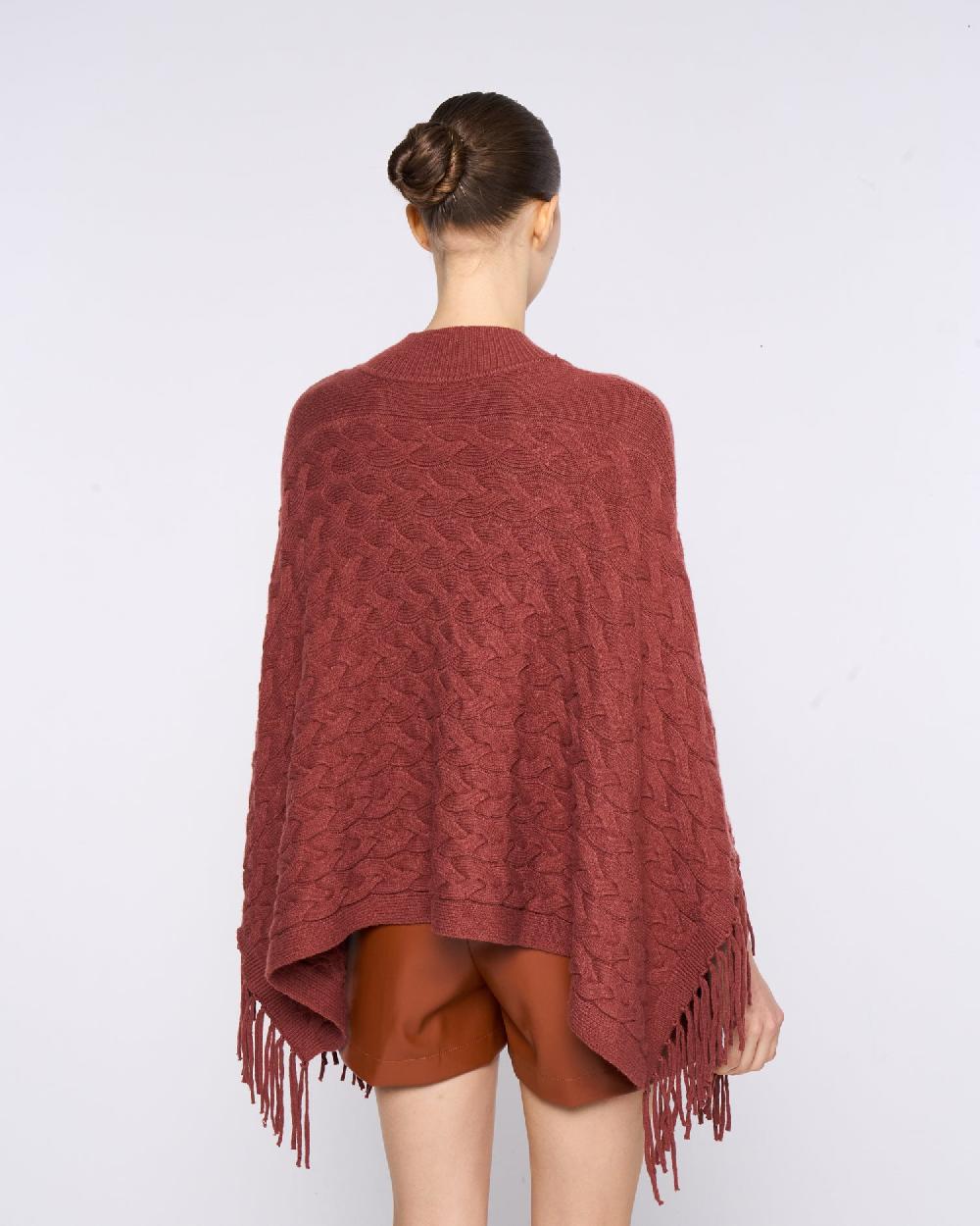 Silvian Heach Poncho in maglia intrecciata In Saldo