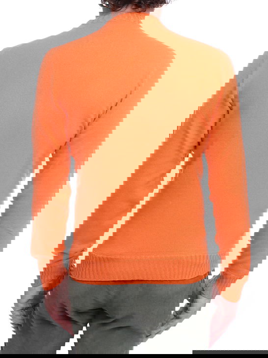 Magazzino Ricambi Felpa Magazzino Ricambi Cashmere Infeltrito Arancione Pezzi Unici