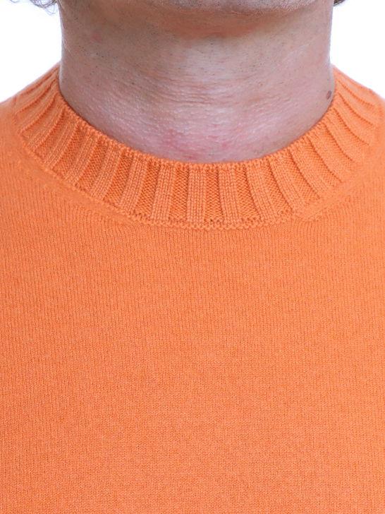 Magazzino Ricambi Felpa Magazzino Ricambi Cashmere Infeltrito Arancione Pezzi Unici