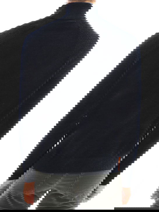 Rrd Maglia RRD Velvet Turtlenck Blu Saldi Di Fabbrica
