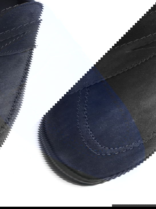 Berwick 1707 Mocassini Berwick 1707 Scamosciato Blu Vendita Economica
