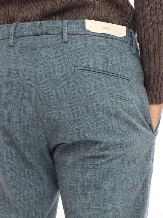 Briglia 1949 Pantaloni Briglia 1949 Stampato Azzurro In Saldo